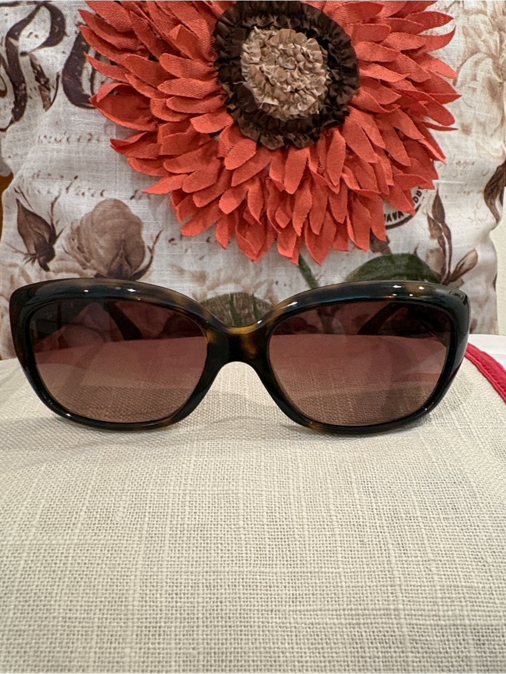 Ray-Ban Women's Tortoiseshell Prescription Sunglasses with Brown Lenses